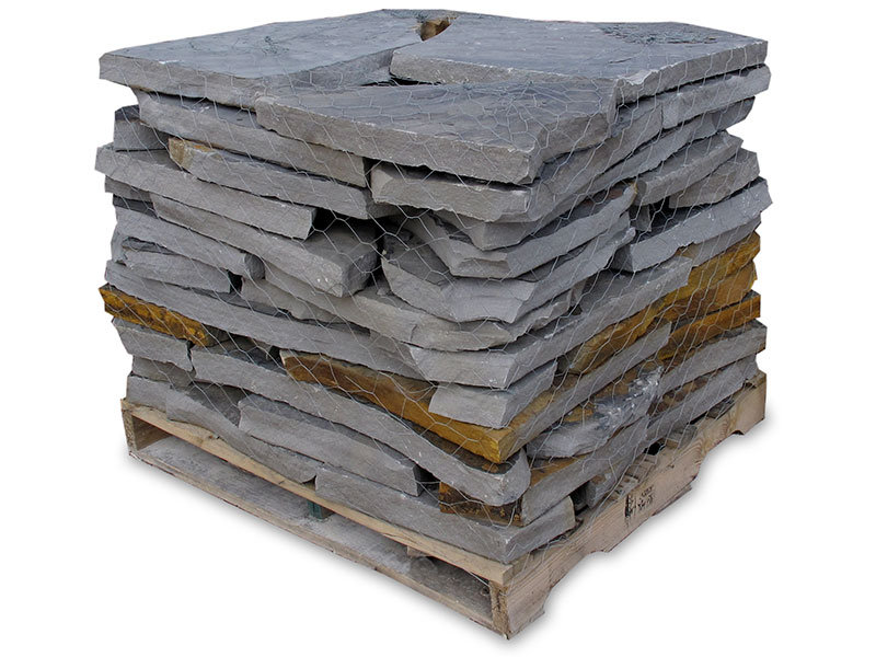 Blue Sandstone 2"-3" Flagstone Steppers - Tiffany Lawn & Garden Supply